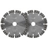 PRODIAMANT Premium Diamond Cutting Disc Concrete Laser Turbo Double Pack