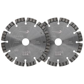 PRODIAMANT Premium Diamond Cutting Disc Concrete Laser Turbo Double Pack 150 mm x 22.2 mm Diamond Cutting Disc 2x PDX821.735 150 mm