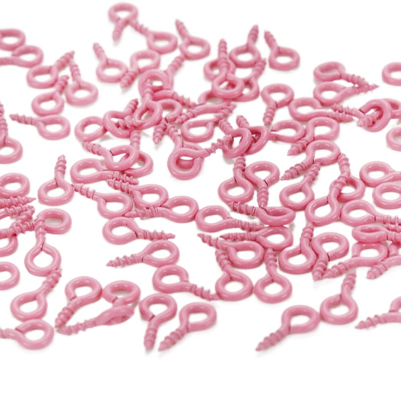 Sscon 300Pcs 4mmX8mm Eye Hooks Screw Eyes Eyelets Screws for