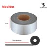 Cinta Impermeable Tapa Goteras 4 X 10mts Plateado Liso