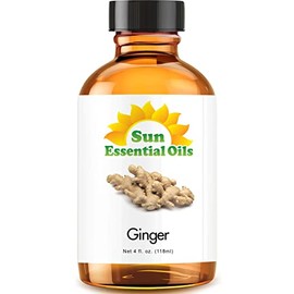 Sun Essential Oils 4oz - Ginger Essential Oil - 4 Fluid Ounces