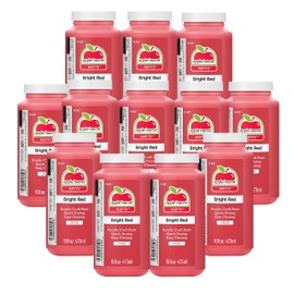 Apple Barrel Acrylic Paint in Assorted Colors (16 Ounce), 21123B Bright Red (Pack of 12)