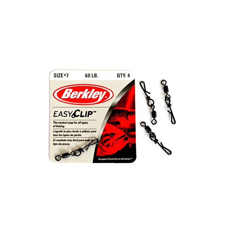 Berkley Mc Mahon Easy Clip Snap/Swivels #7 (60lb)