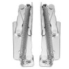 Pack of 2 Flap Fittings, Stainless Steel, Heavy Duty Gas