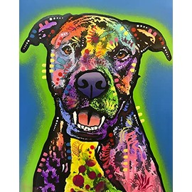 Pit Bull - Best of Breed Dean Russo Garden Flag 12" x 17"