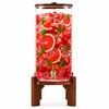 Drink Dispensers for Parties, Glass Beverage Dispenser with Stand