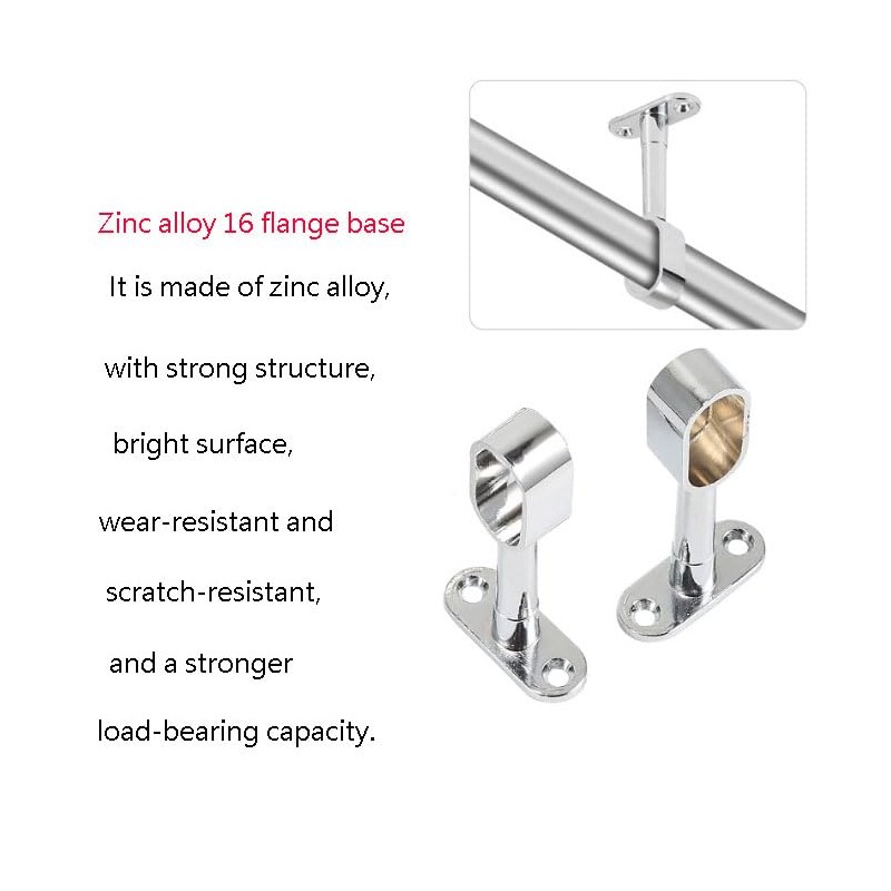 Oval Swivel Retractable Wardrobe Bracket with a Diameter of 16