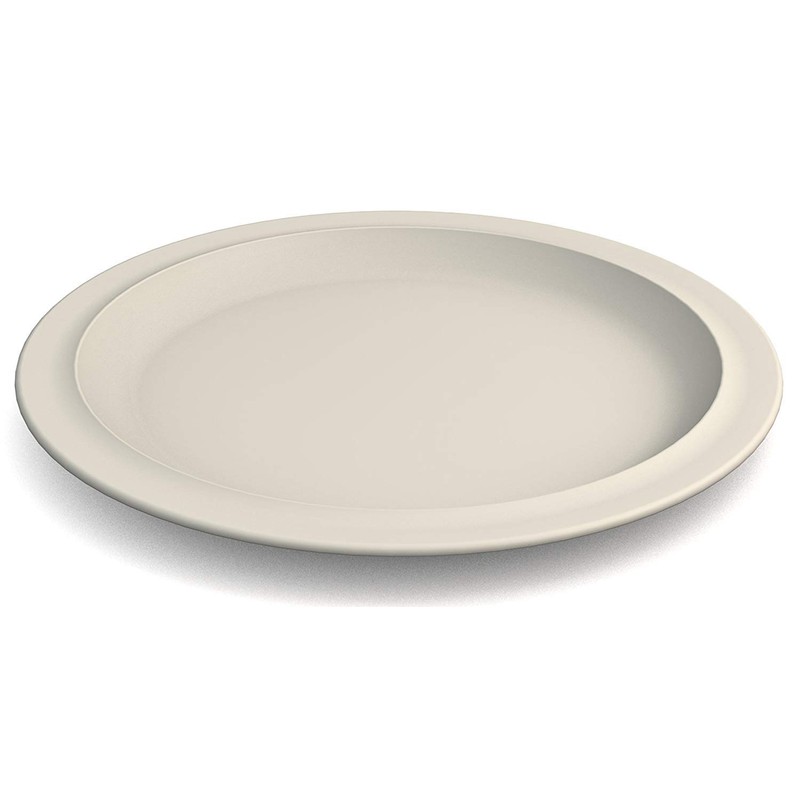 Ornamin Flat Plate Diameter 26 cm White Melamine (Model 504)