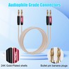 TEKERA Speaker Cable with Banana Tip Plugs, 1M Speaker Cable