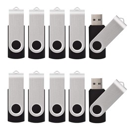KALSAN 50 Pack 16GB USB Flah Drives Pack USB 2.0 16GB Flash Drive 50 Pack USB Memory Stick-Black