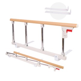 lefeke Bed Rails for Elderly Adults Safety, Folding Bedside Assist Rail Handle, Adjustable Bed Cane for Seniors Fit Full Twin King Queen Size, Fall Prevention Safety Bed Guard Rail