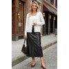 GRECERELLE Womens White Lightweight Long Sleeve Cardigan Casual Button Down