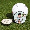 JIAOWEI Enamel Golf Ball Marker with Magnetic Hat Clip -