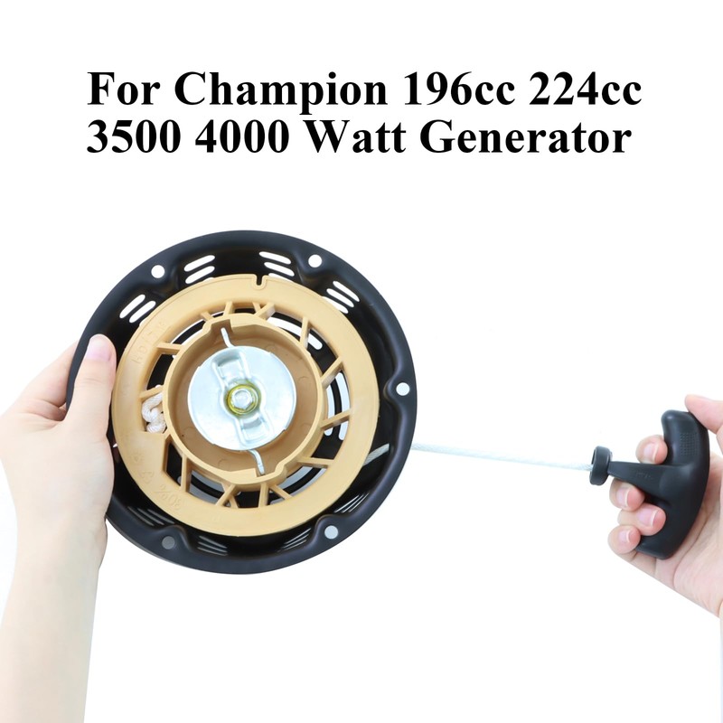 KIKITE Recoil Starter Compatible with Champion 196cc 224cc Pull Start