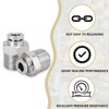 Bwintech 3 Pieces 8mm Hose OD x 3/8 BSP Male