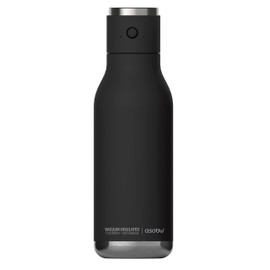 asobu Wireless Speaker Double Wall Insulated Stainless Steel Water Bottle 17 Ounce (Black)