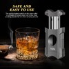 TISFA Cigar Cutter V-Cut, Stainless Steel Guillotine Sharp Cut Blade