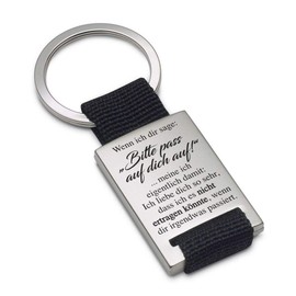 Lieblingsmensch Keyring Model: "Wenn ich dir sage: "Bitte pass auf dich auf!, Textile, Casual
