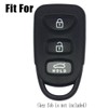 Coolbestda 2Pcs Silicone 3buttons Smart Key Fob Remote Skin Cover