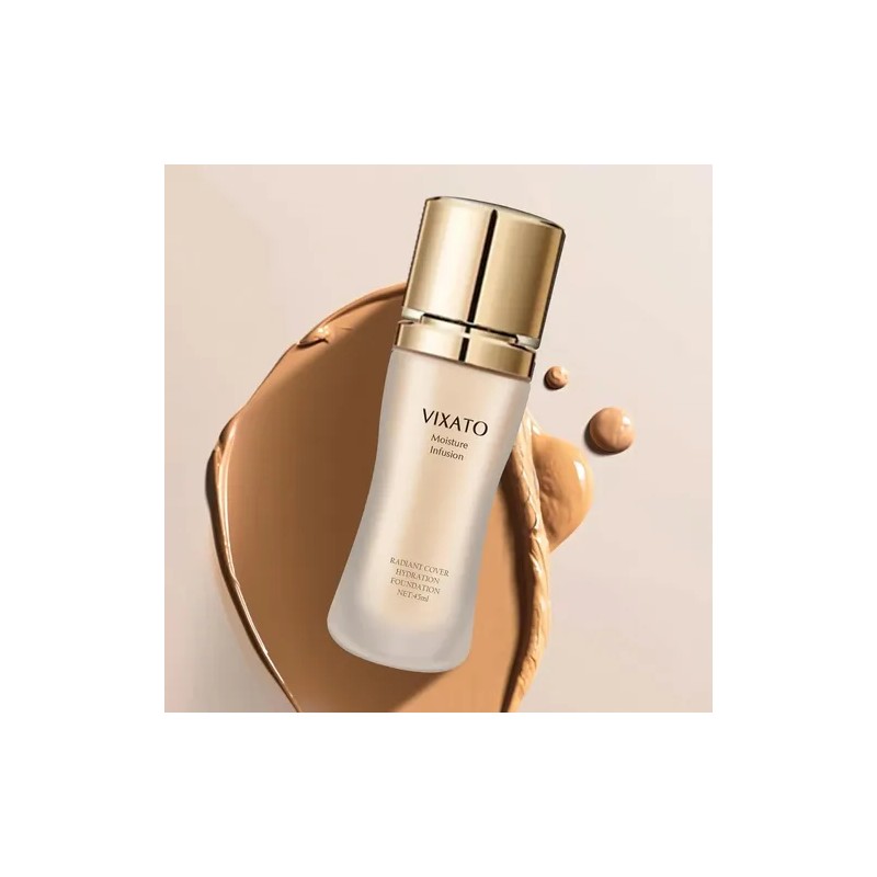 Base Correctora Líquida Cover Hydration De 45 Ml De Vixato