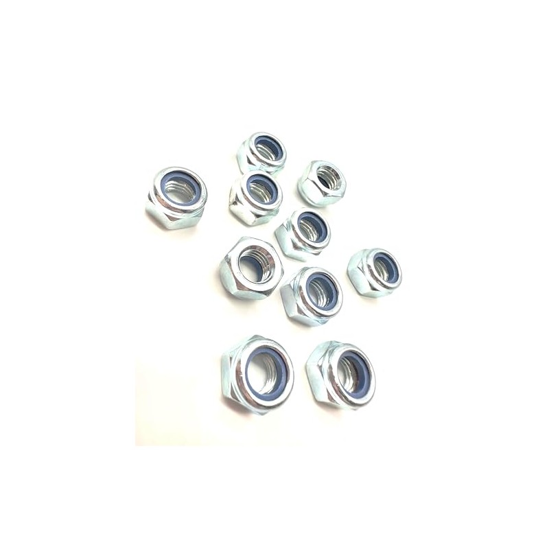 20 Pack of M12 Nyloc Nuts - Self locking with