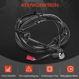 Frankberg 2x ABS Sensor Rear Left Right Compatible with Cherokee XJ 2.1L 2.5L 4.0L 1991-2001 Replace# 52005932