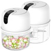 Rosenstein & Söhne Garlic Chopper: Set of 2 Compact Cordless