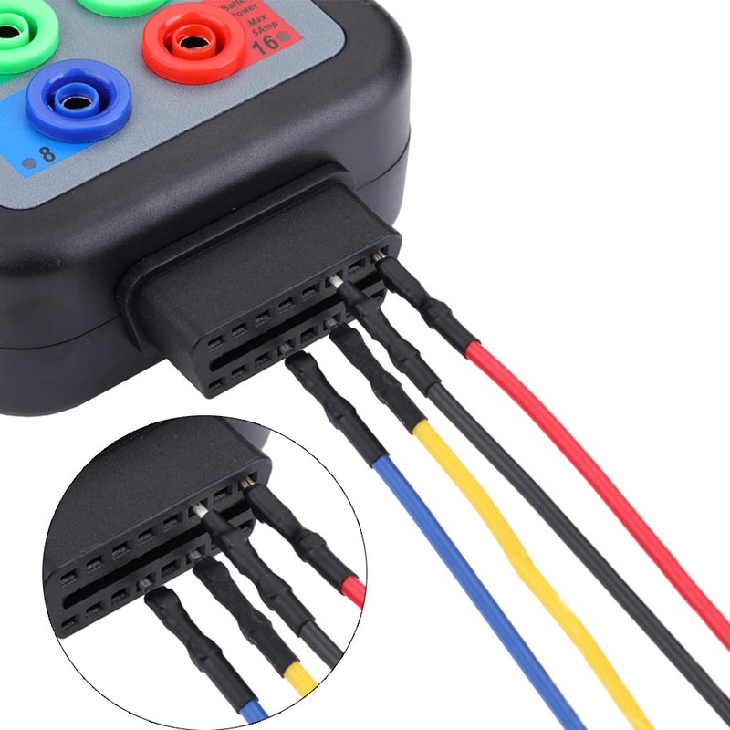 luumeiy OBD2 Breakout Box Powerful OBDII Protocol Detector, 16 Pin