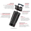Shieldmixer Hero Pro Classic Shaker Conquer - BPA-Free - Gym