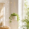 Sun Catcher Plant Hanger with Beads, Glass Crystal Ball Decor