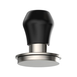 Normcore 58.5mm Coffee Tamper V4.1 Mini, Spring-Loaded with Click Feedback, Self-Leveling Stainless Steel Flat Baffle, Compatible with 58mm Espresso Machines Portafilter, Black