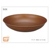 Woody 4512951117004 Deep Plate, Large, Light Brown