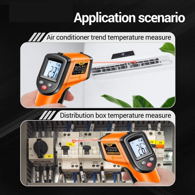 ANENG ANENG TH201 -50℃～400℃ /-58℉～752℉ Non-Contact Infrared Thermometer IR Thermometer