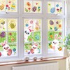 137 PCS Easter Window Clings for Glass Windows Spring Window