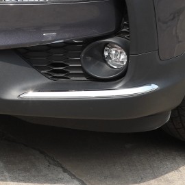 carmotion88 Chrome Accessories Front Bumper Lower Corner Trim Kit For Honda Pilot 2019-2022