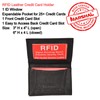 MARSHAL Marshal? RFID Blocking Mens Leather Expandable Business Card Case