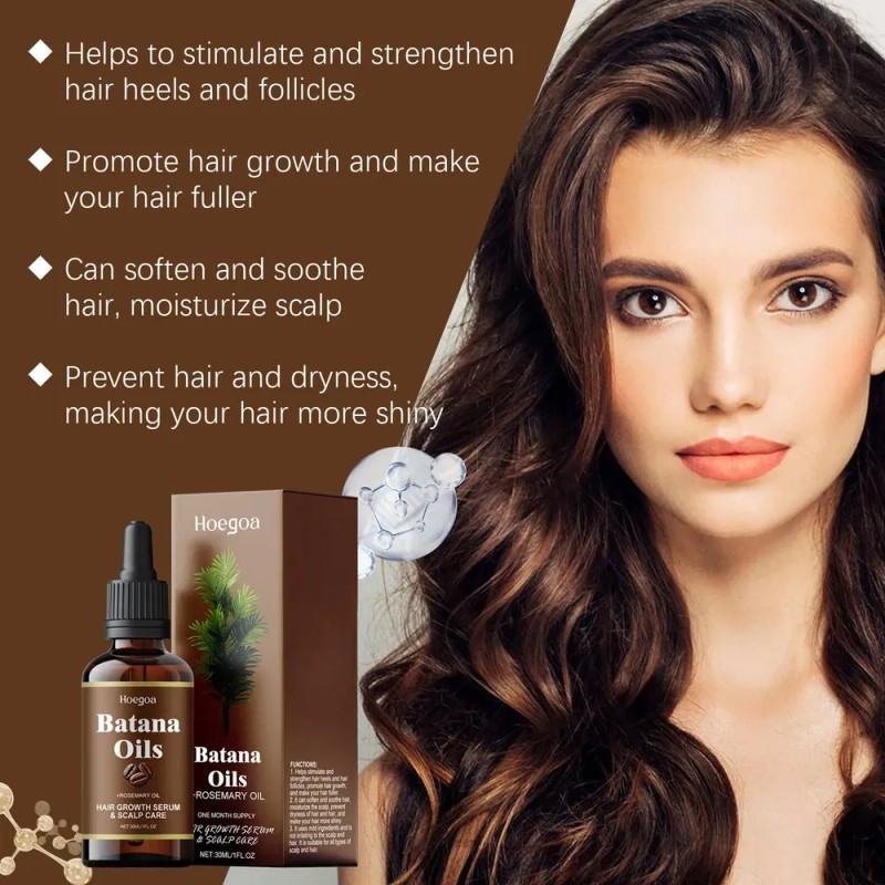 3pcs Aceite De Batana,mejora El Brillo Del Cabello Y La