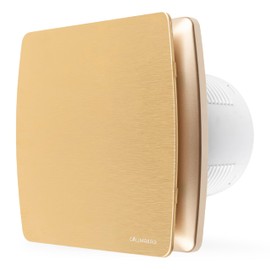 calimaero® BREEZE Bathroom Extractor Fan 100mm with Over-run And Backdraft Shutter, 4 inch Bathroom Fan with Humidity Sensor, Energy Efficient, Quiet, Plastic 12 W, 95m³/h, 32db, Ipx4,