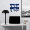 Transparent Decal Stickers Of Blood And Slime Borders (Navy Blue)