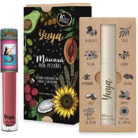 Republic Cosmetics - Set máscara 10 aceites + Labial La sirena - Set de maquillaje - Voluminizador y alargador