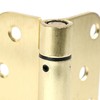 Houseables Self Closing Door Hinges, Mortise Spring Hinge, 5/8" Radius