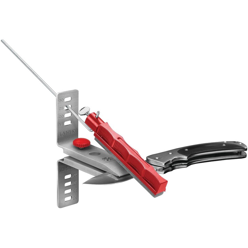 Lansky Deluxe Knife Sharpening System: 5-Stone Ceramic Knife Sharpener Kit