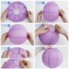 DEWEL Paper Lanterns, Decorative Lanterns, Colorful, Set of 16, 4