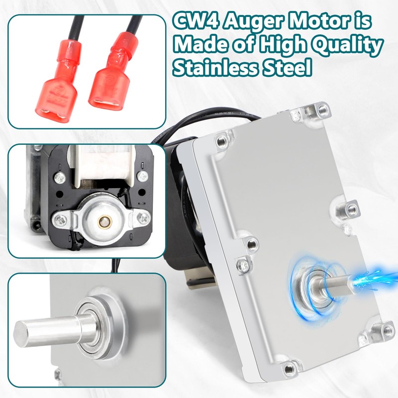 Hiorucet CU-047044 Auger Motor Replacement for Englander/England 10-CDV, 10-CDP, 49-SHC22,