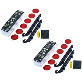 AWE® AWESum Bicycle Repair Set x 2 SELF SEAL x 12 Patches, Quality Levers x4, Tyre Puncture Repair Kit. Prams, E Scooters Etc