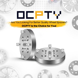 OCPTY 4x4 to 4x156 Wheel Spacers Adapters 1 inch Real Forged Spacers with 10x1.25 ThreadSize 64mm Hub Bore fits 1995-2003 for Lakota 300 2PCS
