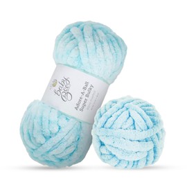 Hobby Lobby Aqua Marled Baby Bee Adore-A-Ball Super Bulky Yarn