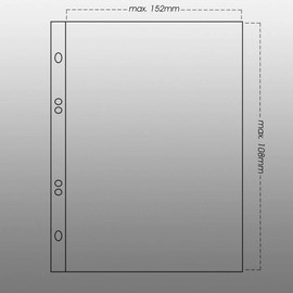 Prophila Collection Ersttagsblatt-Album (braun) mit 20 Hüllen für Ersttagsblätter (ETB)