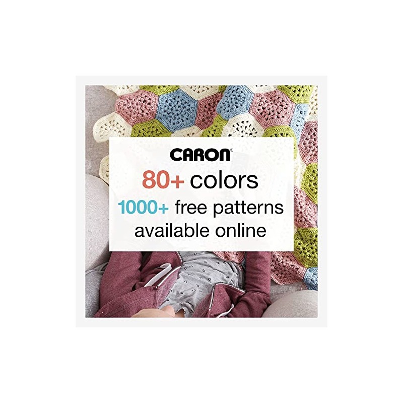 Caron Simply Soft Woodland Heather - Paquete de 3 hilos