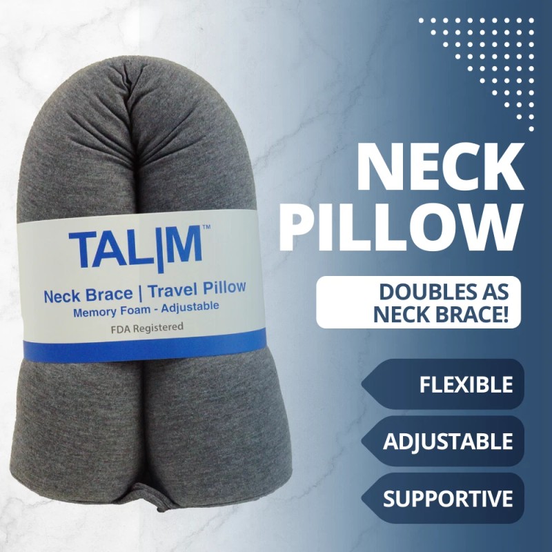 TALA Medical Memory Foam Travel Pillow & Neck Brace |